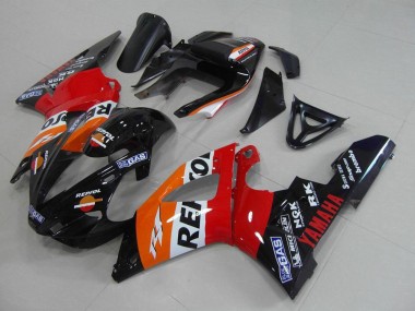 Venta Carenados Moto Yamaha YZF R1 2000-2001 - Naranja Blanco Rojo Negro Repsol