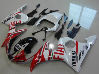 Venta Carenados Moto Yamaha YZF R6 2003-2004 - Blanco Rojo Fiat Michelin Motul