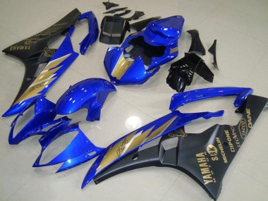 Venta Carenados Moto Yamaha YZF R6 2006-2007 - Azul Oro Negro Mate