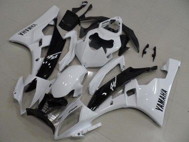 Venta Carenados Moto Yamaha YZF R6 2006-2007 - Blanco Negro Brillante