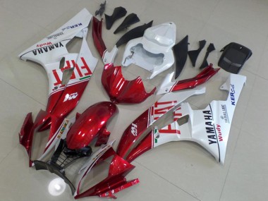 Venta Carenados Moto Yamaha YZF R6 2006-2007 - Blanco Rojo Fiat Yamalube