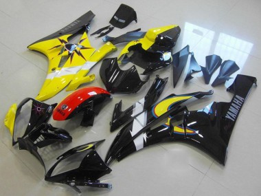 Venta Carenados Moto Yamaha YZF R6 2006-2007 - Amarillo Blanco Rojo Negro Brillante
