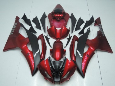 Venta Carenado Moto Yamaha YZF R6 2008-2016 - Rojo Negro Mate