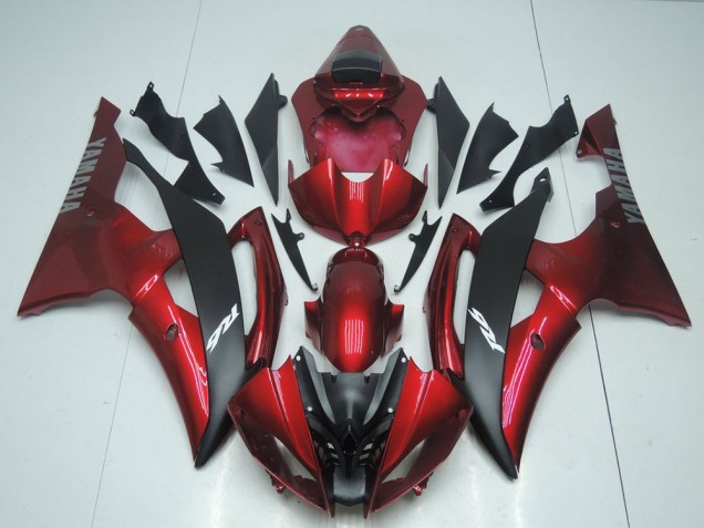 Venta Carenado Moto Yamaha YZF R6 2008-2016 - Rojo Negro Mate