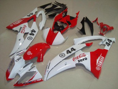 Venta Carenados Moto Yamaha YZF R6 2008-2016 - Blanco Rojo Cocacola 44