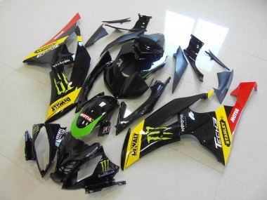 Venta Carenado Moto Yamaha YZF R6 2008-2016 - Amarillo Rojo Negro Brillante Verde Monstruo Motul