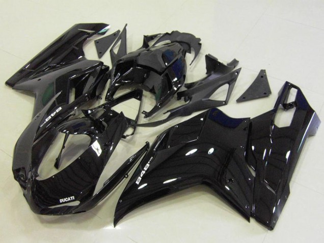Venta Carenados Moto Ducati 848 2007-2014 - Negro Brillante
