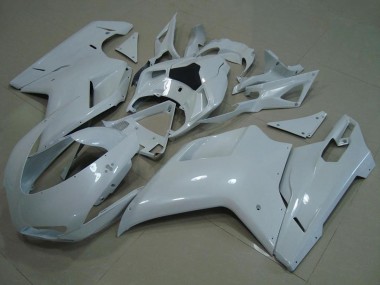 Venta Carenados Moto Ducati 848 1098 1198 2007-2014 - Blanco Brillante