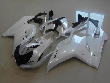 Venta Carenados Moto Ducati 848 2007-2014 - Blanco Brillante