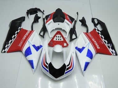 Venta Carenados Moto Ducati 848 1098 1198 2007-2014 - Blanco Rojo Azul Negro Brillante Corse