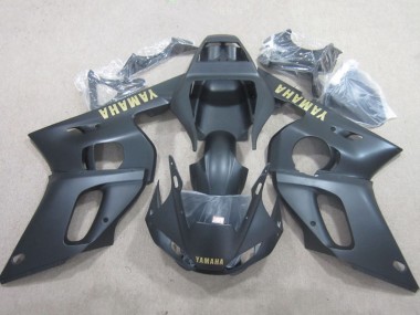 Venta Carenados Moto Yamaha YZF R6 1998-2002 - Negro Mate Amarillo Calcomanía