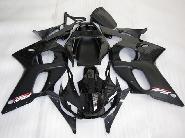 Venta Carenado Moto Yamaha YZF R6 1998-2002 - Negro Brillante Negro Mate