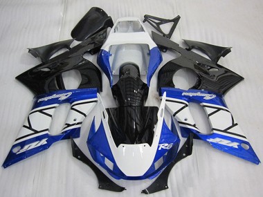 Venta Carenado Moto Yamaha YZF R6 1998-2002 - Blanco Azul Negro Brillante Champions