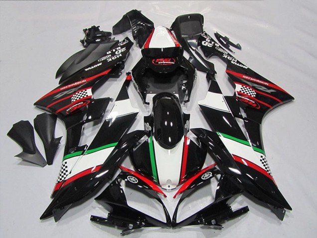 Venta Carenados Moto Yamaha YZF R6 2006-2007 - Blanco Rojo Negro Brillante Verde Motul