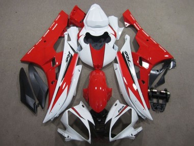 Venta Carenado Moto Yamaha YZF R6 2006-2007 - Blanco Rojo Negro