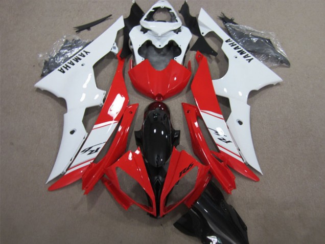 Venta Carenados ABS Yamaha YZF R6 2008-2016 - Blanco Rojo Negro Brillante