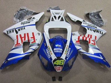 Venta Carenados Moto Yamaha YZF R1 1998-1999 - Blanco Azul Rojo Motul Fiat 46