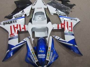 Venta Carenado Moto Yamaha YZF R1 2002-2003 - Blanco Azul Rojo Motul Fiat