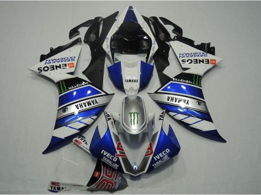 Venta Carenados Moto Yamaha YZF R1 2012-2014 - Azul Plata Blanco Negro Verde Monstruo IVECO Yamalube ENEOS Semakin Didepan