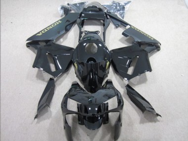 Venta Carenados Moto Honda CBR600RR 2003-2004 - Negro Brillante Negro Mate Oro Calcomanía
