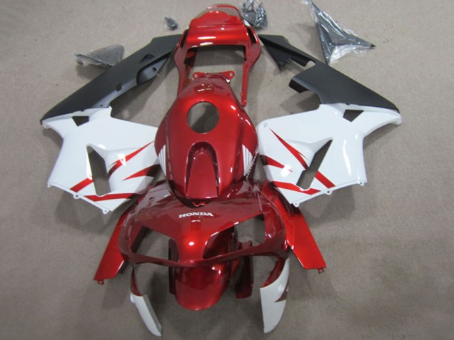 Venta Carenados Moto Honda CBR600RR 2003-2004 - Rojo Blanco Negro Mate