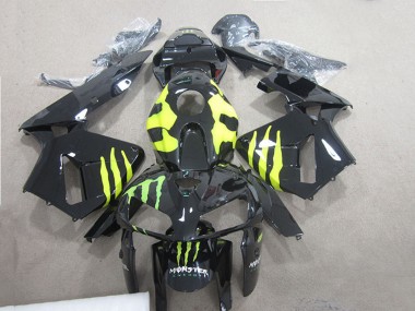 Venta Carenados Moto Honda CBR600RR 2005-2006 - Negro Brillante Verde Monstruo