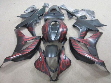 Venta Carenados Moto Honda CBR600RR 2007-2008 - Negro Mate Rojo Llama