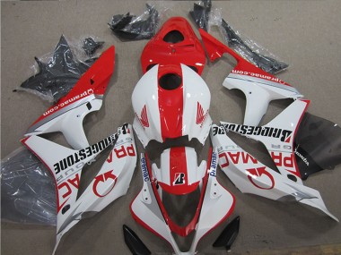 Venta Carenados Moto Honda CBR600RR 2007-2008 - Blanco Rojo Pramac Bridgestone