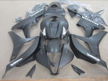 Venta Carenado Moto Honda CBR600RR 2007-2008 - Negro Mate Blanco Calcomanías
