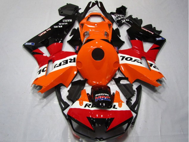 Venta Kits Carenados Moto Honda CBR600RR 2013-2023 - Naranja Blanco Rojo Negro Brillante Repsol
