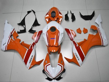 Venta Carenados Moto Honda CBR1000RR 2017-2023 - Blanco Naranja Rojo HRC