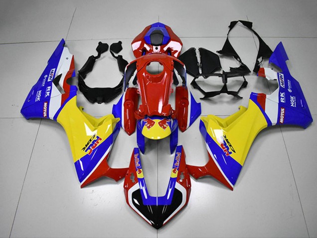 Venta Carenado Moto Honda CBR1000RR 2017-2023 - Blanco Rojo Azul Amarillo HRC