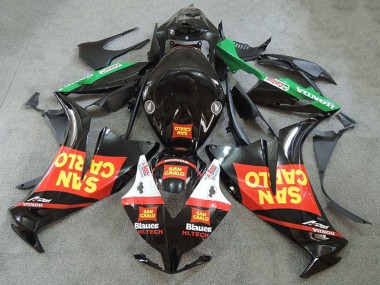Venta Carenados Moto Honda CBR1000RR 2012-2016 - Rojo Verde Amarillo Negro Brillante San Carlo