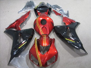 Venta Carenados Moto Honda CBR1000RR 2006-2007 - Rojo Amarillo Negro Brillante