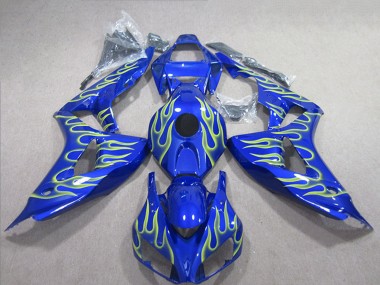 Venta Carenados Moto Honda CBR1000RR 2006-2007 - Azul Verde Llama