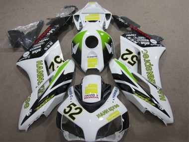 Venta Carenados Moto Honda CBR1000RR 2004-2005 - Blanco Amarillo Verde Negro Hannspree 52