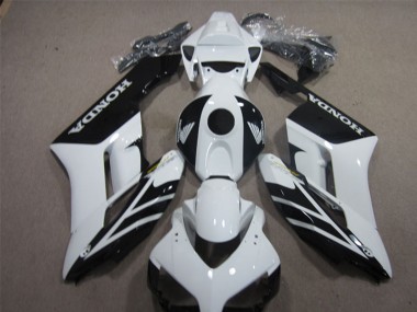 Venta Carenados Moto Honda CBR1000RR 2004-2005 - Blanco Negro Brillante Raya