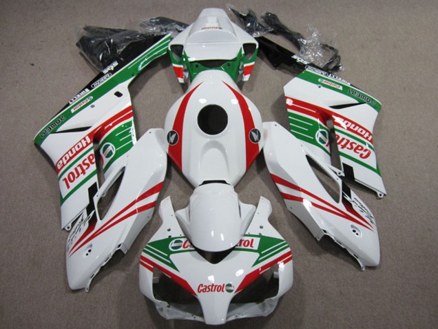 Venta Carenados Moto Honda CBR1000RR 2004-2005 - Blanco Rojo Verde Castrol