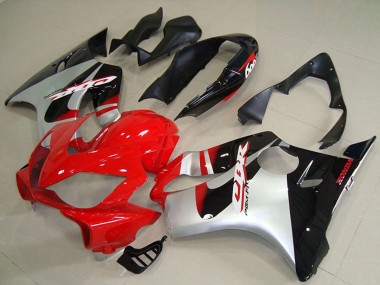 Venta Carenados Moto ABS Honda CBR600 F4i 2004-2007 - Plata Rojo Negro Brillante
