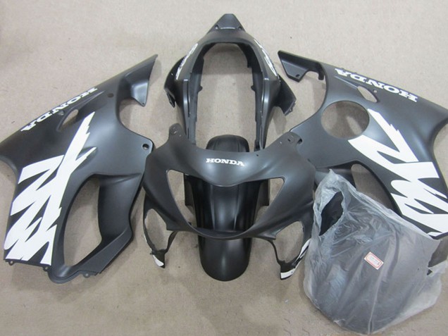 Venta Carenados Moto Honda CBR600 F4 1999-2000 - Negro Mate Rojo Calcomanías