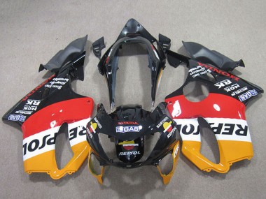 Venta Carenados Moto Honda CBR600 F4 1999-2000 - Naranja Blanco Rojo Negro Brillante Repsol