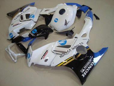 Venta Carenados Moto Honda CBR600 F3 1995-1996 - Blanco Azul Negro Brillante Konica Minolta