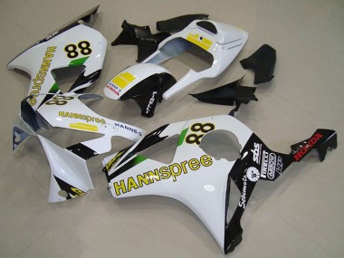 Venta Carenados Moto Honda CBR900RR 954 2002-2003 - Blanco Amarillo Negro Brillante Hannspree 88