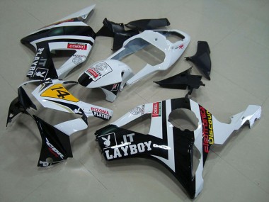 Venta Carenados Moto Honda CBR900RR 954 2002-2003 - Blanco Amarillo Negro Brillante Rizoma Playboy 14
