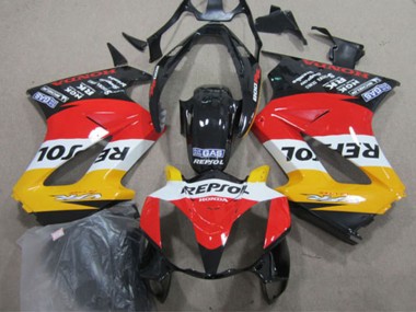 Venta Carenados Moto Honda VFR 800 2002-2013 - Amarillo Blanco Rojo Negro Brillante Repsol