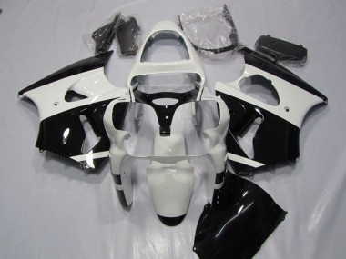 Venta Carenados Moto Kawasaki ZX6R 2000-2002 - Blanco Negro Brillante