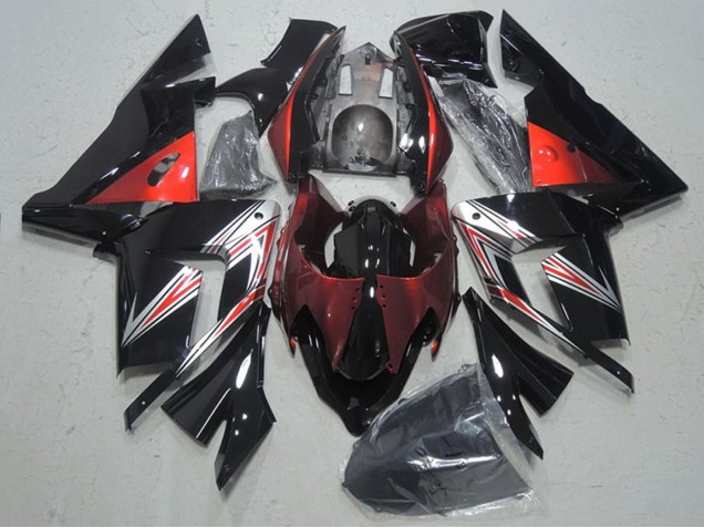 Venta Carenados Moto Kawasaki ZX10R 2004-2005 - Negro Rojo