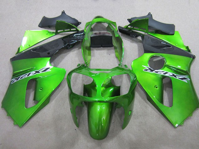 Venta Carenados Moto Kawasaki ZX12R 2000-2001 - Verde Negro Mate