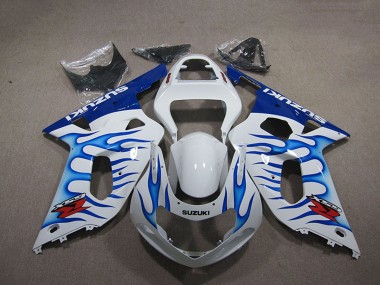 Venta Carenados Moto Suzuki GSXR 750 2001-2003 - Blanco Azul Llama