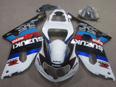 Venta Carenados Moto Suzuki GSXR 750 2001-2003 - Blanco Azul Rojo Negro Motul